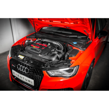 Admisión de carbono Eventuri Audi RS3 8V Gen 1 volante a la derecha 2015-2017 EVE-8VRS3-CF-RHD-INT