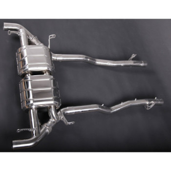 Silencieux arrière en acier inoxydable avec valve Capristo Aston Martin Virage 2011-2012 02AM01803001