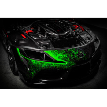 Carbon fibre air guides air headlight Eventuri Toyota GR Supra MK5 2019-2026 EVE-A90-CF-HDP