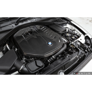 Cache moteur en carbone Eventuri BMW B58 F Series M140i, M240i, M340i 2015-2021 EVE-B58F-CF-ENG