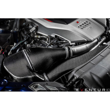 Admission en carbone Eventuri Audi B9 RS5/RS4 avec conduit secondaire 2017-2024 EVE-B9RS5-CF-INT
