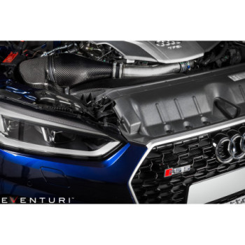 Admission en carbone Eventuri Audi B9 RS5/RS4 avec conduit secondaire 2017-2024 EVE-B9RS5-CF-INT