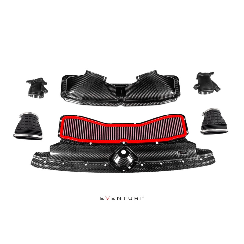 Aspirazione in carbonio Eventuri Audi C8 RS6 RS7 finitura lucida 2020-2026 EVE-C8RS6-CF-INT
