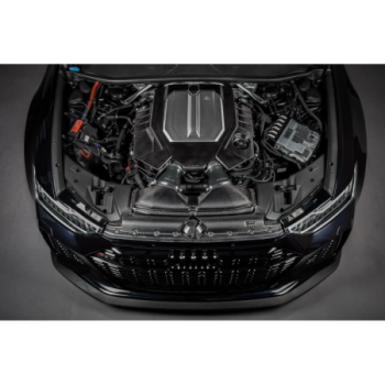 Cubierta motor de carbono Eventuri Audi C8 RS6 RS7 acabado mate 2020-2026 EVE-C8RS6-CFM-ENG