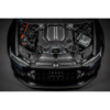 Motorabdeckung aus Carbon Eventuri Audi C8 RS6 RS7 matte Oberfläche 2020-2026 EVE-C8RS6-CFM-ENG