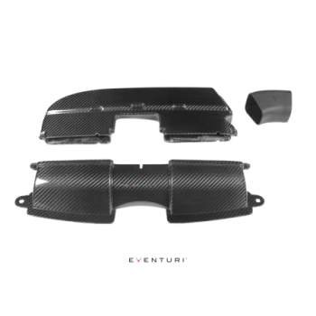Set condotti in carbonio Eventuri BMW E9X M3 finitura lucida 2007-2013 EVE-E9X-CF-DCT