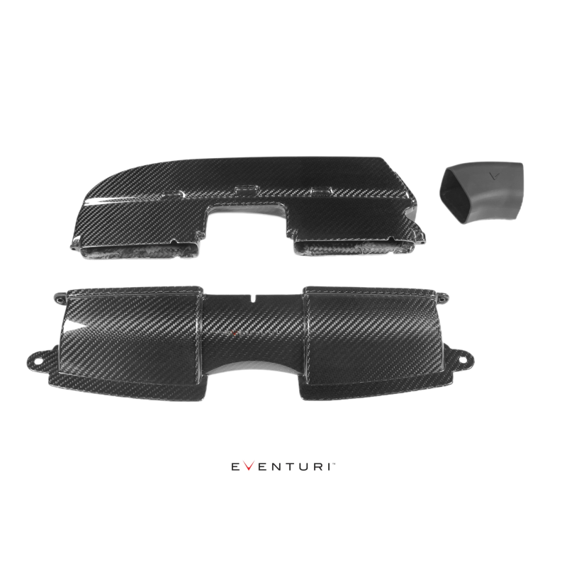Set condotti in carbonio Eventuri BMW E9X M3 finitura opaca 2007-2013 EVE-E9X-CFM-DCT