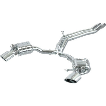 Sistema di scarico completo con valvola e terminali ovali Capristo Audi RS5 (F5 Facelift) Sportback 2020-2025 02AU05203007