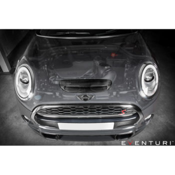 Aspirazione in plastica Eventuri Mini Cooper S / JCW con prese d'aria in carbonio 2014-2024 EVE-F56-PL-INT