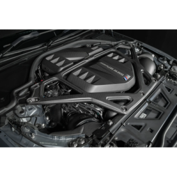 Carbon fibre intake Eventuri BMW G8X M3/M4 compatible with tutte le strut braces - gloss finish 2021-2026