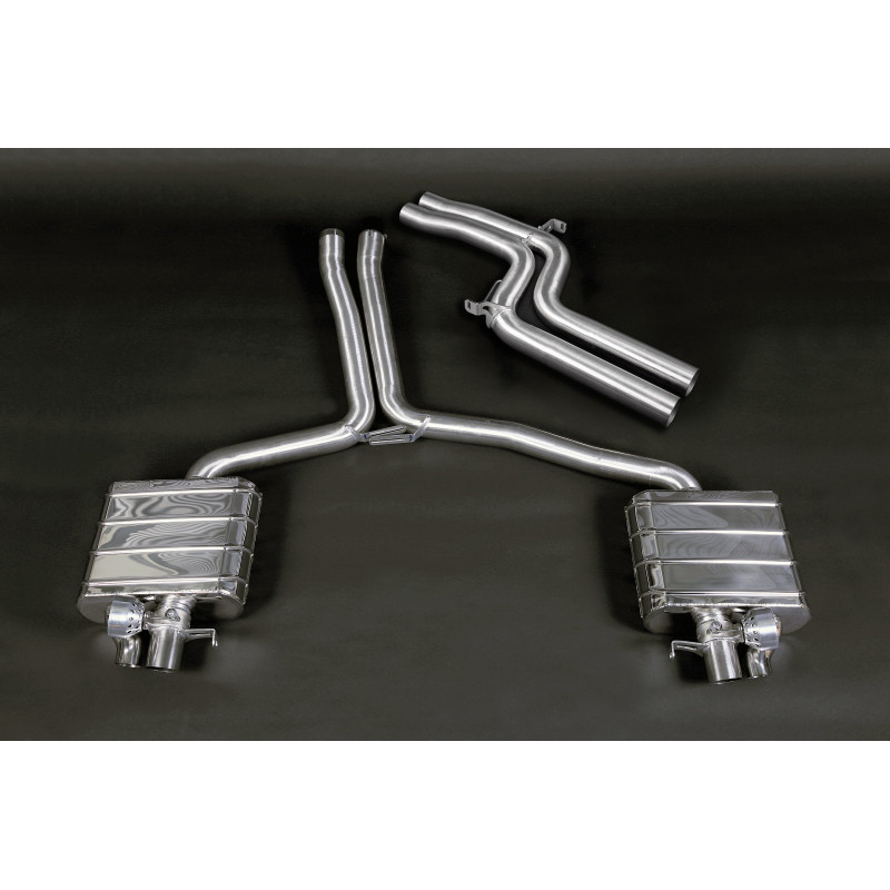 Sistema di scarico completo in acciaio inox con valvola Capristo Audi RS5 (B8) 2010-2015 02AU00503025