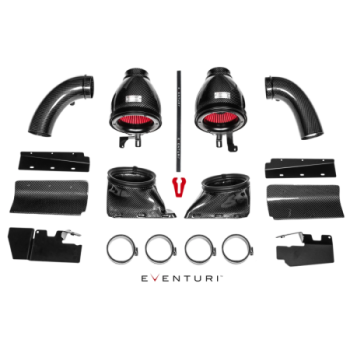 Cover traversa anteriore in carbonio Eventuri Audi B8 RS4 2012-2015 EVE-RS4-CF-SLM
