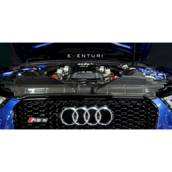 Cover traversa anteriore in carbonio Eventuri Audi B8 RS5 Facelift 2010-2015 EVE-RS5-CF-SLM