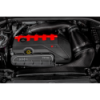Admission en carbone Eventuri Audi RSQ3 2019-2026 EVE-RSQ3-CF-INT