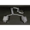 Stainless steel complete exhaust system with valve ECE Capristo Audi RS4 (B8) 2012-2015 02AU05203001