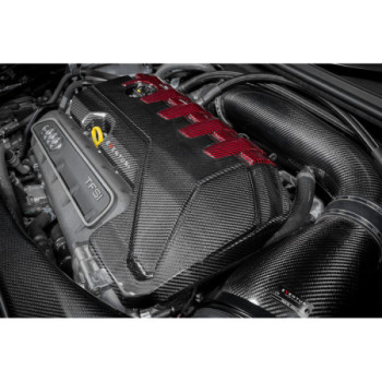 Motorabdeckung aus Carbon Eventuri Audi RS3 Gen 2 / TTRS 8S schwarz e rot 2017-2020 EVE-ST38V8S-CF-ENG