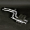 Sistema de escape completo de acero inoxidable con válvula ECE Capristo Audi RS4 (B8) 2012-2015 02AU05203001