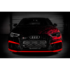 Déflecteurs air phare en carbone Eventuri Audi RS3 8V 2013-2020 EVE-ST38V8S-CF-HDP