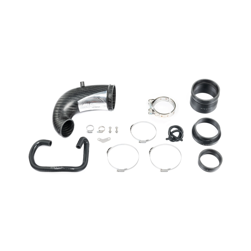 Carbon fibre inlets turbo Eventuri Audi RS3 / TTRS Gen 2 right-hand drive without flange 2016-2026 EVE-TRB8V8S-RHD-NIL