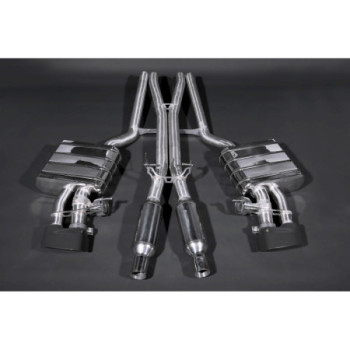 Système d'échappement complet en acier inoxydable avec valve Capristo Audi RS4 (B7) 2006-2008 02AU05103001