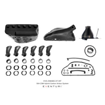 Airbox híbrido de carbono Eventuri BMW E36 S54 Z3M Hybrid con aspirazione 1998-2002 EVE-Z3MABX-CF-INT
