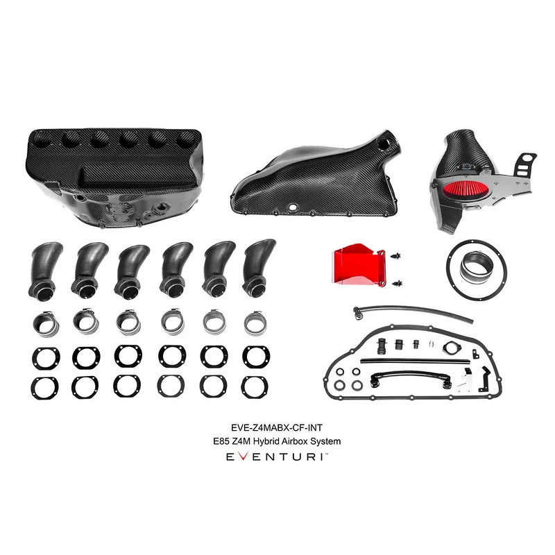 Airbox híbrido de carbono Eventuri BMW Z4M Hybrid con aspirazione 2006-2008 EVE-Z4MABX-CF-INT