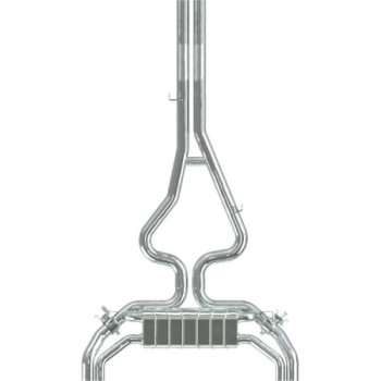 Stainless steel complete exhaust system with valve Capristo Audi RS3 (8Y) 2020-2026 02AU10903013