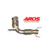 Downpipe en acier inoxydable avec catalyseur (version OPF) Ø70 Aros MINI Cooper S / JCW F57 2015-2024 MINIF56-DP70K2OPF