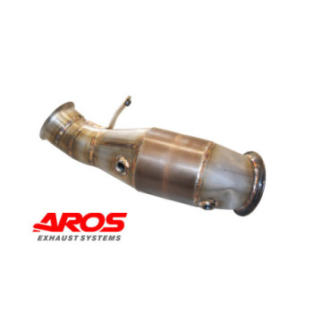 Downpipe en acier inoxydable avec catalyseur Aros BMW F22 (1C) M235i/M235i xDrive (306/326 Hp) 2013-2017 BMWM2F872-DP1K