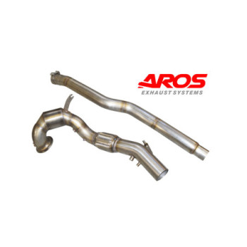 Downpipe en acier inoxydable avec catalyseur Ø76 Aros Audi TT QUATTRO MK3 Coupé/Roadster 2.0 45 TFSI 245 Hp (version avec OPF)