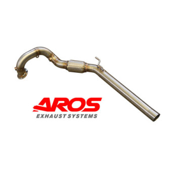 Downpipe in acciaio inox senza catalizzatore elimina OPF Aros Seat Leon Mk3 1.5 TSI FR (150 Hp) 2018-2020 VWGLF8TSI-DP0K