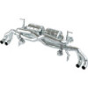 Stainless steel complete exhaust system with valve and X-Pipe Capristo Audi R8 V8 (Gen1) 2007-2012 02AU00803008