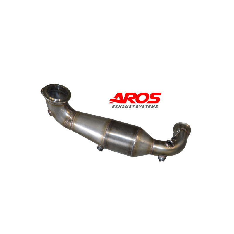 Downpipe aus Edelstahl mit Katalysator Aros Peugeot 308 2^serie 1.2 Mild Hybrid (136 Hp) 2024 PEU208MK2-DP1K