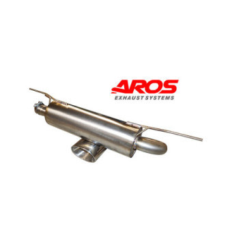 3^ serie in acciaio inox Finale silenziato singola uscita ovale Aros Lotus Elise S 3^ serie (2ZR) 2010-2021 LOTELIS2ZR-FNLO