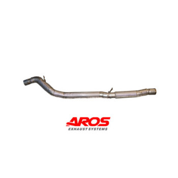 Tramo central directo con aislamiento térmico de acero inoxidable Aros VW Polo R5 (rally) - VWPOLOR5-CNT