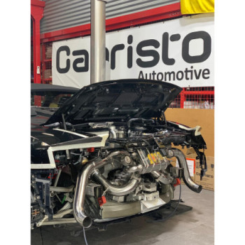 Stainless steel complete exhaust system with valve OPF Capristo Audi R8 (Gen2) Facelift 2020-2025 02AU00803033