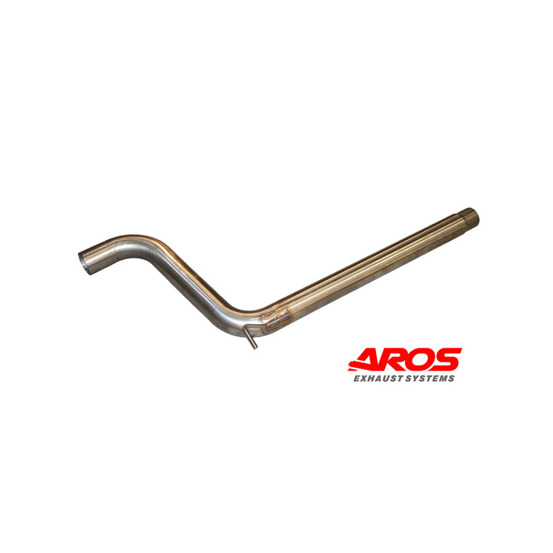 Centrale in acciaio inox senza silenziatore Aros VW Polo Mk6 2.0 TSI GTI (207 Hp) 2021-2026 VWPL6GTI207-CNT0S