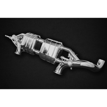 Système d'échappement complet en inox avec valve (marché USA) Capristo Audi R8 (Gen2) Facelift 2020-2025 02AU00803040