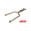Mittelabschnitt X-pipe als durchgehendes Rohr aus Edelstahl Aros BMW M4 G82/G83 (480 Hp) 2021-2024 BMWM3M4G8082-XPIPE