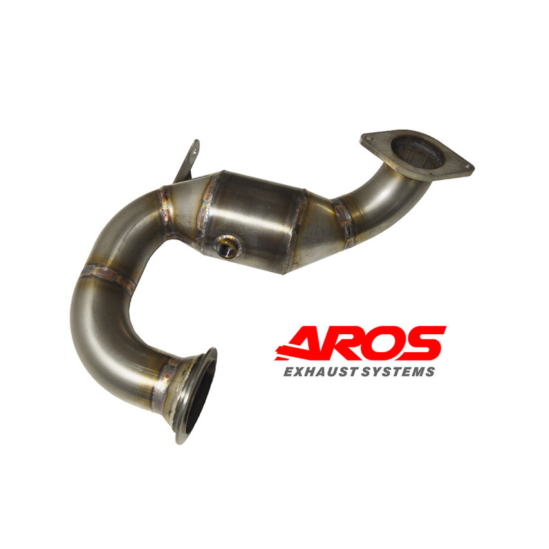 Downpipe en acier inoxydable avec catalyseur Aros Renault Megane 4 GT 1.6 TCE (205 Hp) 2017 RM4GT-DP1K