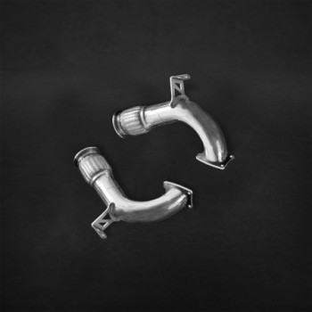 Stainless steel pipes OPF delete (market UE) Capristo Audi R8 (Gen2) Facelift 2020-2025 02AU00803034