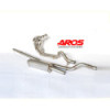 Sistema de escape completo de acero inoxidable sin catalizador Aros Suzuki Swift Gruppo R2 (Rally) - SZSWR2-ALK0