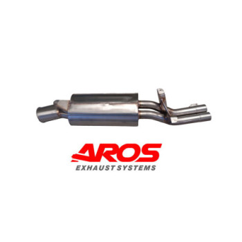 Tramo trasero de acero inoxidable con silenciador Aros Peugeot 306 Maxi (Rally) - PEU306MAX-FNL