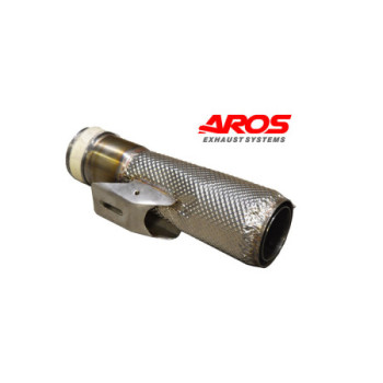 Kurzes Rohrstück wärmegedämmt Edelstahl m. Halter zwischen Krümmer und Mittelteil Aros Peugeot 207 S2000 (Rally) - PG207S2-TRSC