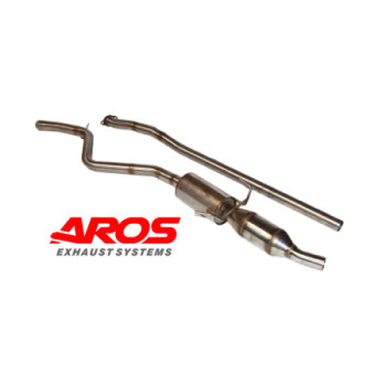 Komplett-Abgasanlage aus Edelstahl mit Katalysator Aros Peugeot 106 Rally Gruppo N - PG106RGN-ALS1K1