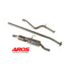 Sistema di scarico completo in acciaio inox con catalizzatore Aros Citroen Saxo Rally Gruppo N - CTSXGRN-ALS1K1