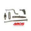 Système d'échappement complet en acier inoxydable Aros Citroen C2 R2 V1 (Rally) - CTC2R2-AL