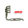 Sistema de escape completo de acero inoxidable Aros Renault AlpineA110 1300 1971 RNALA11013-AL