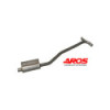 Segundo tramo central de acero inoxidable con silenciador Aros Mercedes-Benz 190 SL 1955-1963 MRC190SLW121-CNT1S