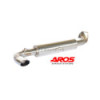 Section arrière en acier inoxydable avec silencieux Aros Lancia Delta HF Integrale EVO 1991-1994 LNDIE16V-FNS160